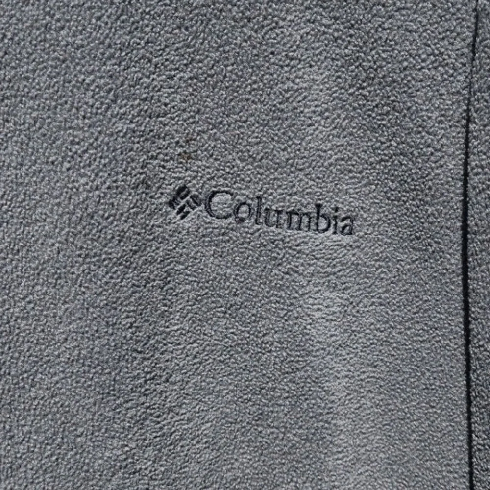 Columbia Mens XL Gray Fleece Jacket Full Zip Interchange Mock Neck Mid‎ Layer